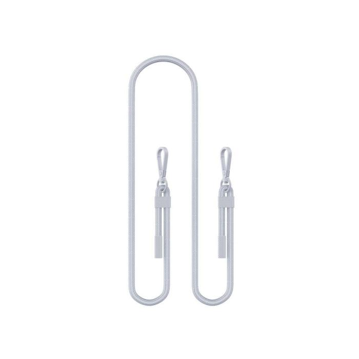 Bild 2, Tech-Protect Mobilsnöre CrossBody Rope Steel Grey