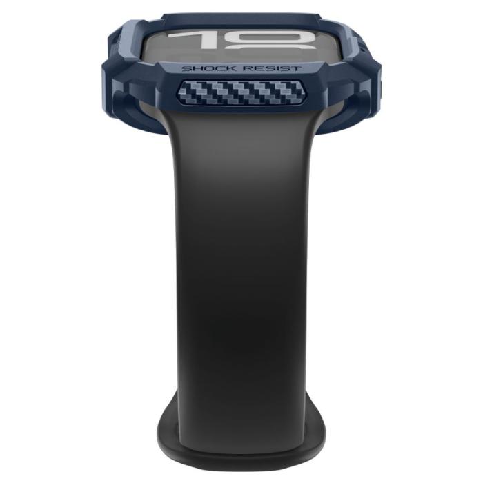 Bild 5, Spigen Apple Watch 11/10 42 mm Skal Rugged Armor Navy Blue