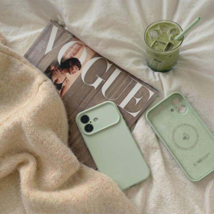 Bild 6, Tech-Protect iPhone 17 Skal MagSafe Silicone Sage