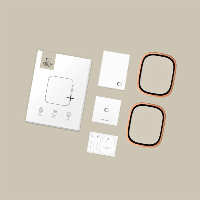 Bild 2, Tech-Protect Apple Watch Ultra 49 mm 2-PACK Skärmskydd GlassRing