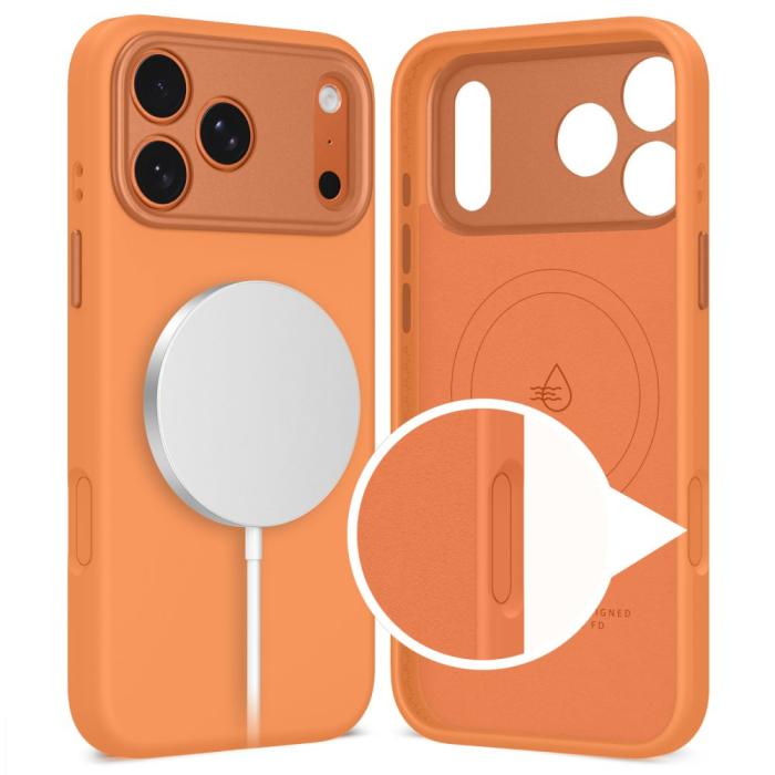 Bild 2, Tech-Protect iPhone 17 Pro Skal MagSafe Uniq Cosmic Orange
