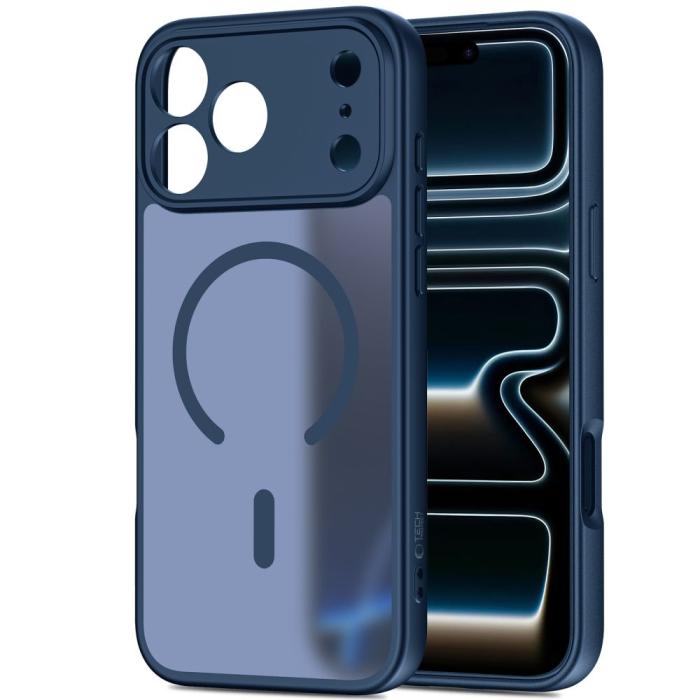 Bild 3, Tech-Protect iPhone 17 Pro Max Skal MagSafe BasicMag Deep Blue