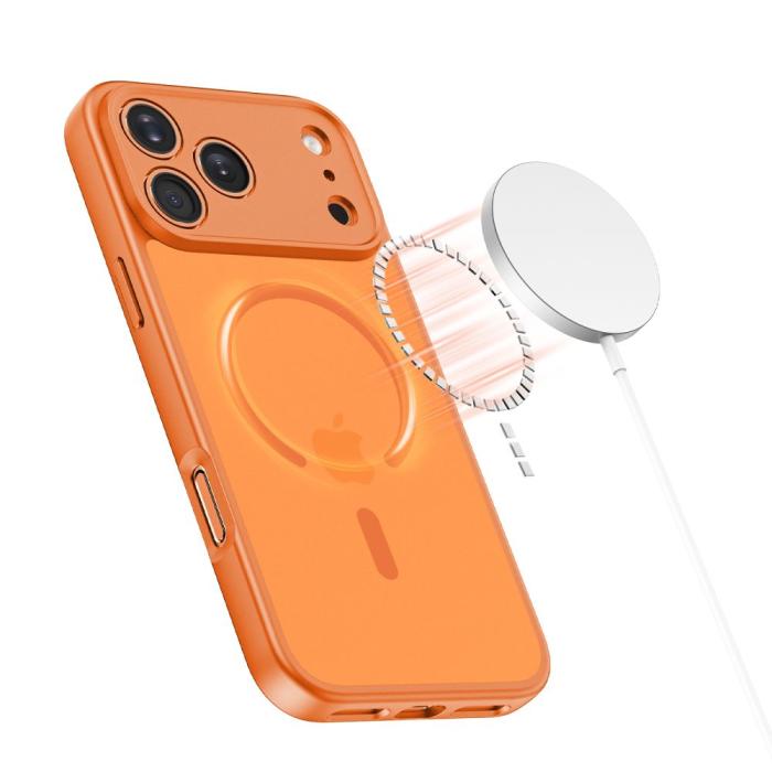 Bild 4, Tech-Protect iPhone 17 Pro Skal MagSafe BasicMag Cosmic Orange