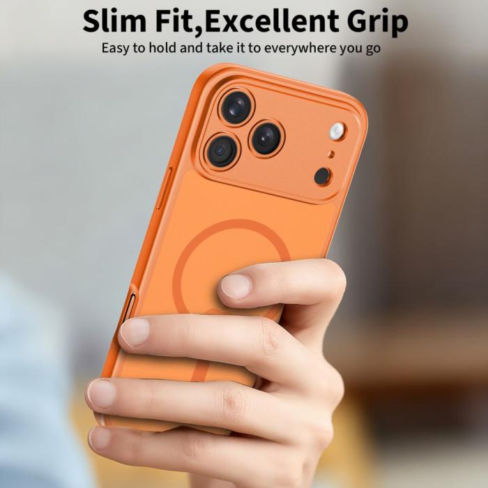 Bild 6, Tech-Protect iPhone 17 Pro Skal MagSafe BasicMag Cosmic Orange