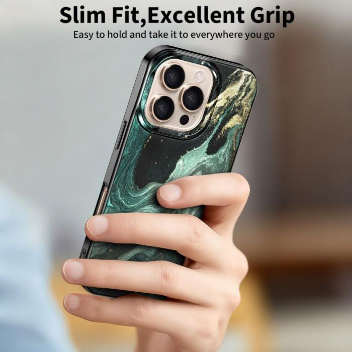 Bild 6, Tech-Protect iPhone 16 Pro Skal MagSafe Lamano Verde Aura