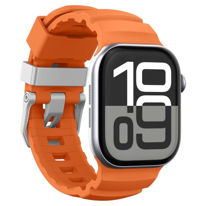Bild 4, Spigen Apple Watch 42/44/45/46/49 mm Klockarmband Orange