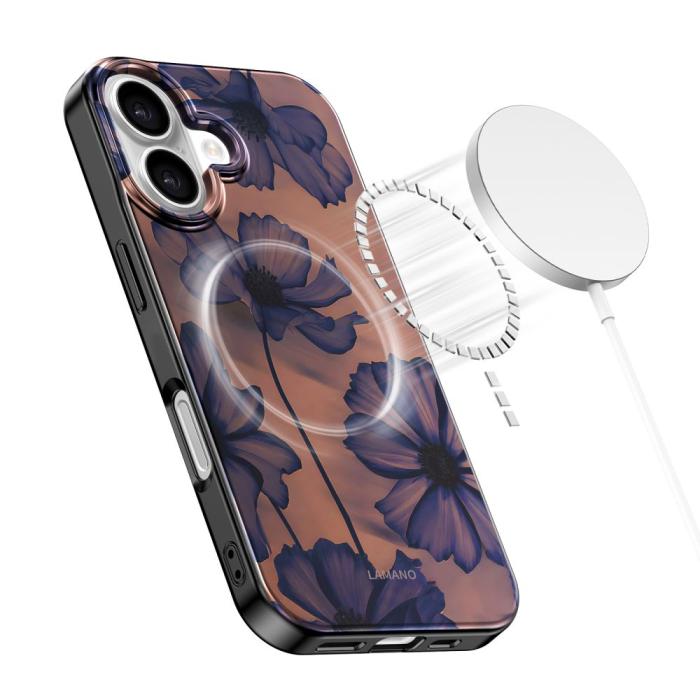 Bild 4, Tech-Protect iPhone 16 Skal MagSafe Lamano Velvet Night