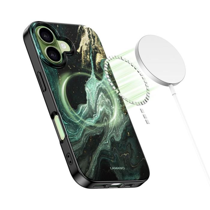 Bild 4, Tech-Protect iPhone 17 Skal MagSafe Lamano Verde Aura