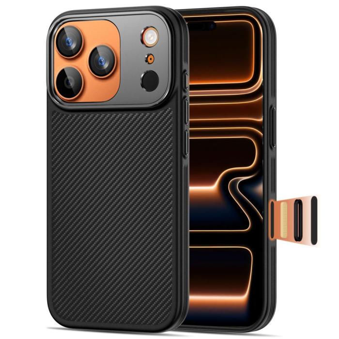 Bild 2, Tech-Protect iPhone 17 Pro Skal MagSafe Kevlar Aramid Svart