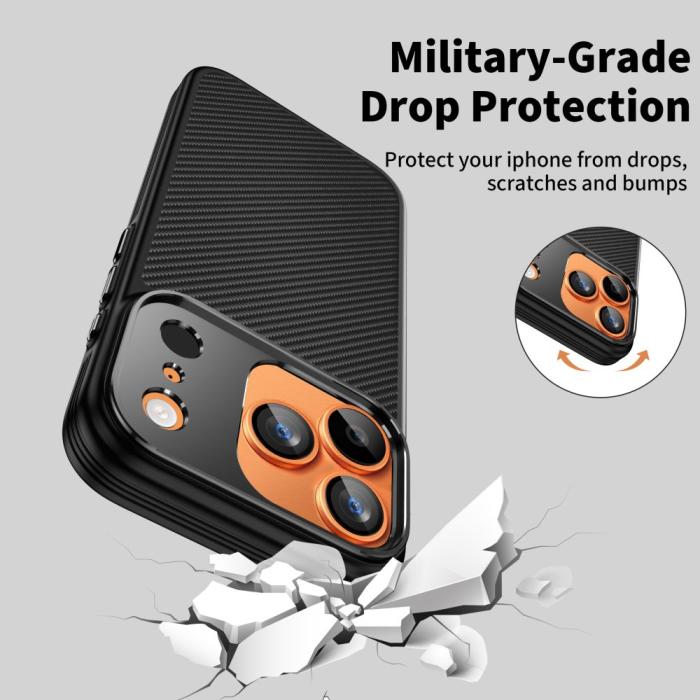 Bild 5, Tech-Protect iPhone 17 Pro Skal MagSafe Kevlar Aramid Svart