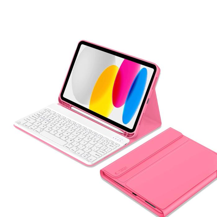 Bild 2, Tech-Protect iPad 11 2025/10.9 2022 Fodral SC Tangentbord Magenta