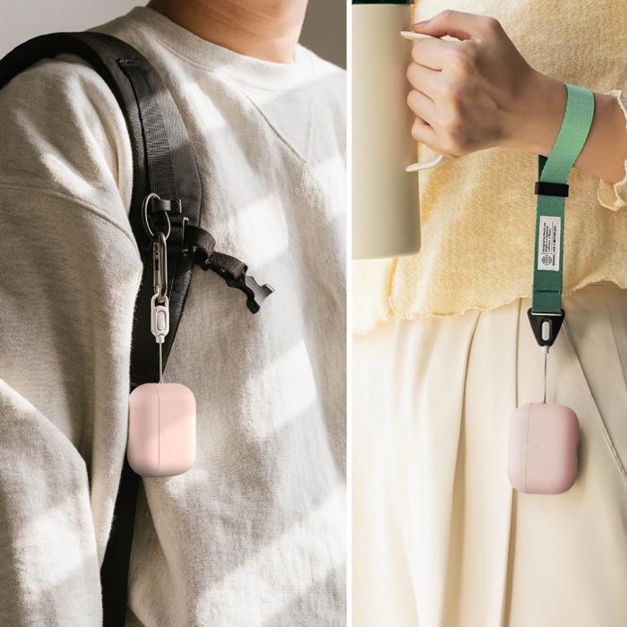 Bild 5, Ringke AirPods Pro 3 Skal Silikon Pink Sand