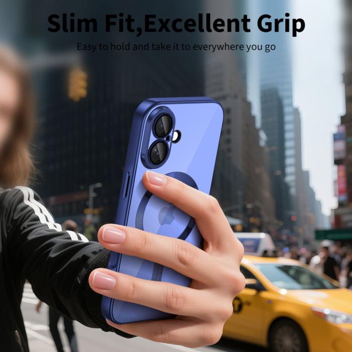 Bild 5, Tech-Protect iPhone 17 Skal MagSafe MagFlex Mist Blue