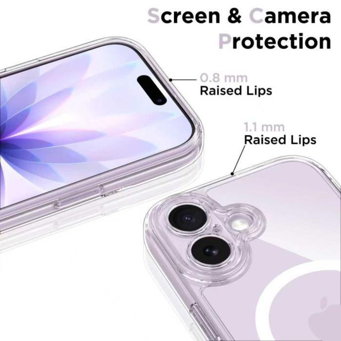 Bild 3, Tech-Protect iPhone 17 Skal MagSafe MagPeak Clear