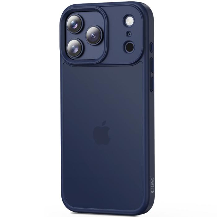 Bild 3, Tech-Protect iPhone 17 Pro Skal MagMat Matte Deep Blue