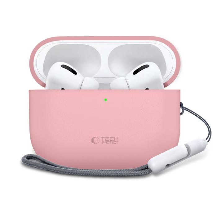 Bild 2, Tech-Protect AirPods Pro 3 Skal Silicone Dusty Pink