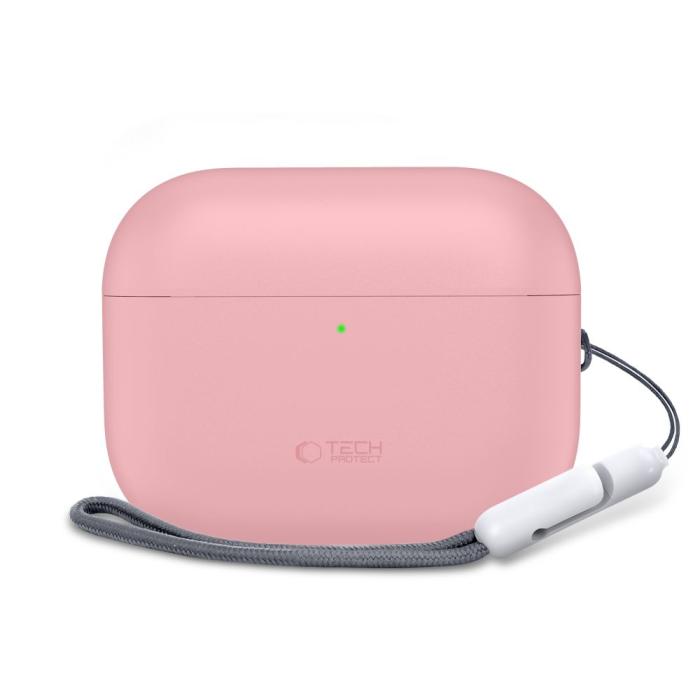 Bild 3, Tech-Protect AirPods Pro 3 Skal Silicone Dusty Pink