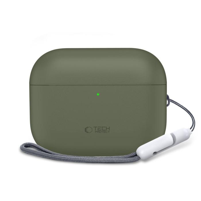 Bild 3, Tech-Protect AirPods Pro 3 Skal Silicone Olive Green