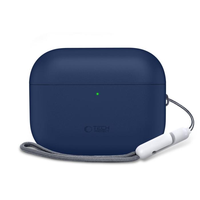Bild 3, Tech-Protect AirPods Pro 3 Skal Silicone Navy Blue