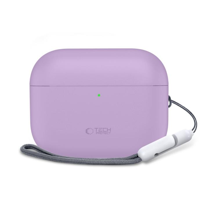 Bild 3, Tech-Protect AirPods Pro 3 Skal Silicone Lavender
