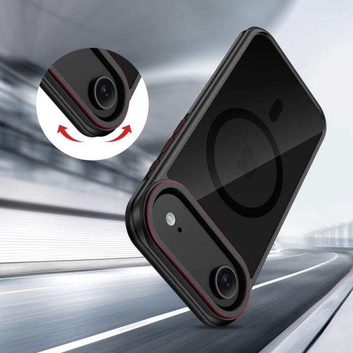 Bild 6, Tech-Protect iPhone Air Skal MagSafe MagHybrid Svart/Röd