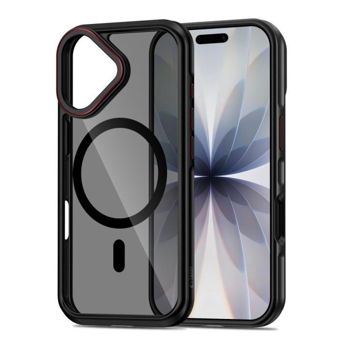 Bild 2, Tech-Protect iPhone 17 Skal MagSafe MagHybrid Svart/Röd