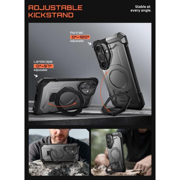 Bild 4, Supcase Galaxy S26 Skal MagSafe UB Grip Svart