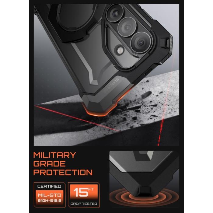 Bild 5, Supcase Galaxy S26 Skal MagSafe UB Grip Svart