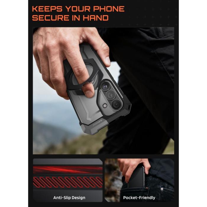 Bild 6, Supcase Galaxy S26 Skal MagSafe UB Grip Svart