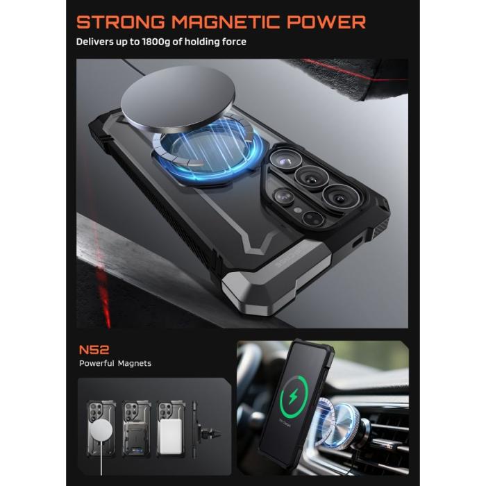 Bild 3, Supcase Galaxy S26 Ultra Skal MagSafe UB Grip Svart