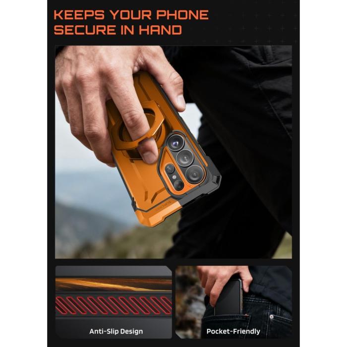 Bild 6, Supcase Galaxy S26 Ultra Skal MagSafe UB Grip Coral