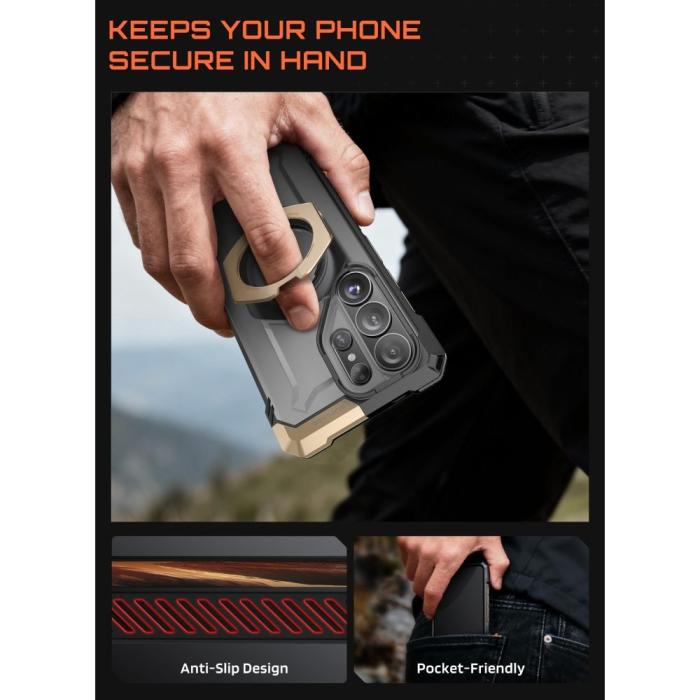 Bild 6, Supcase Samsung Galaxy S26 Ultra Skal MagSafe UB Grip Desert