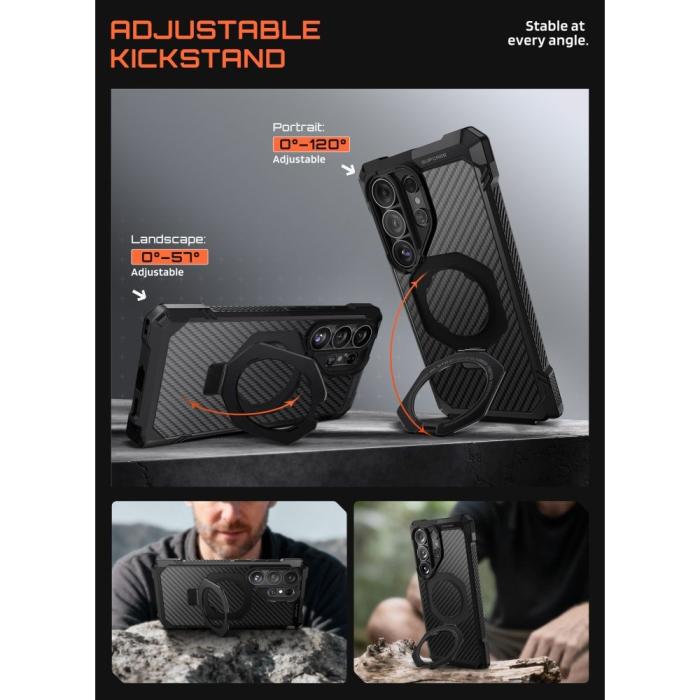 Bild 4, Supcase Samsung Galaxy S26 Ultra Skal MagSafe UB Grip Aramid