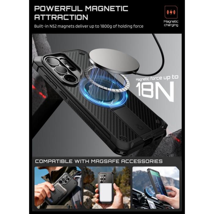 Bild 4, Supcase Galaxy S26 Ultra 2-SET Skal MagSafe Unicorn Beetle Pro