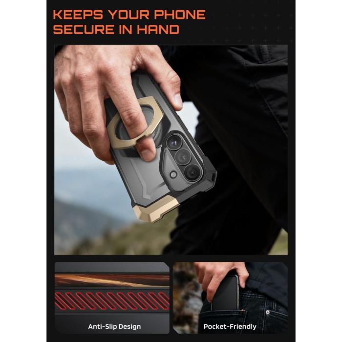 Bild 6, Supcase Samsung Galaxy S26 Skal MagSafe UB Grip Desert