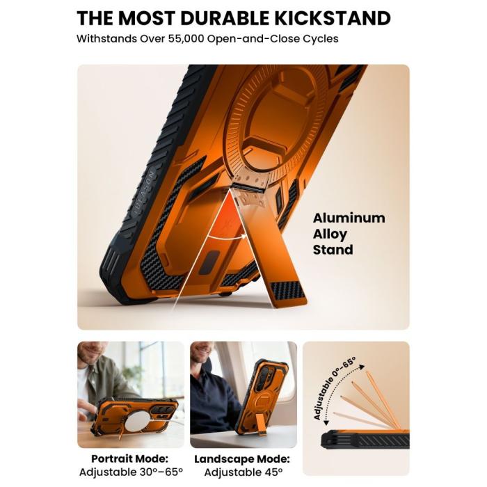 Bild 4, Supcase Galaxy S26 Ultra Skal MagSafe Iblsn ArmorBox Coral