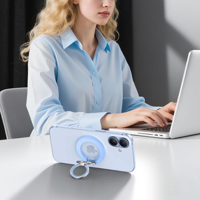 Bild 5, Tech-Protect Magnetisk MagSafe Ringhållare Baby Blue