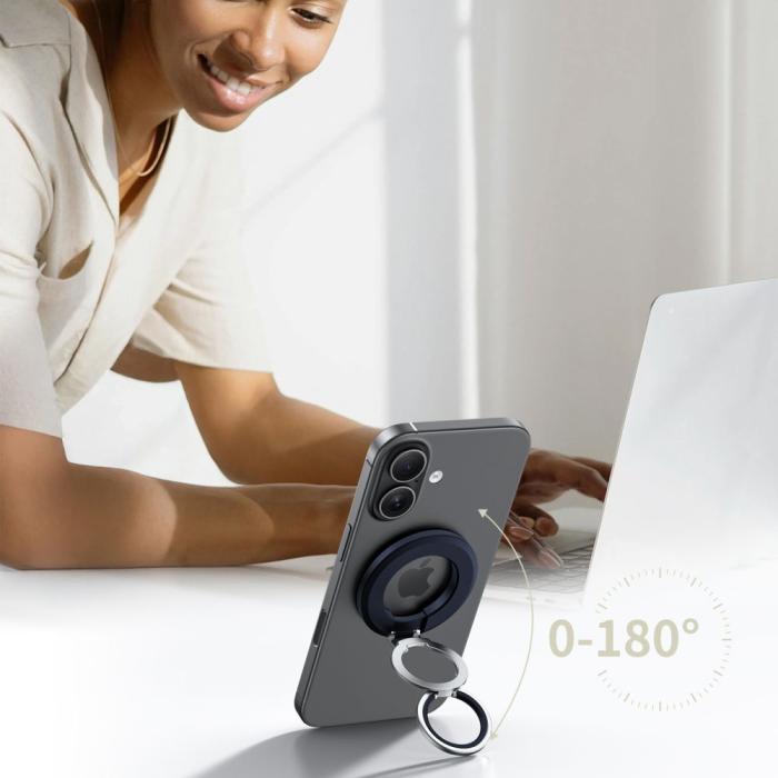 Bild 4, Tech-Protect Magnetisk MagSafe Ringhållare Navy Blue