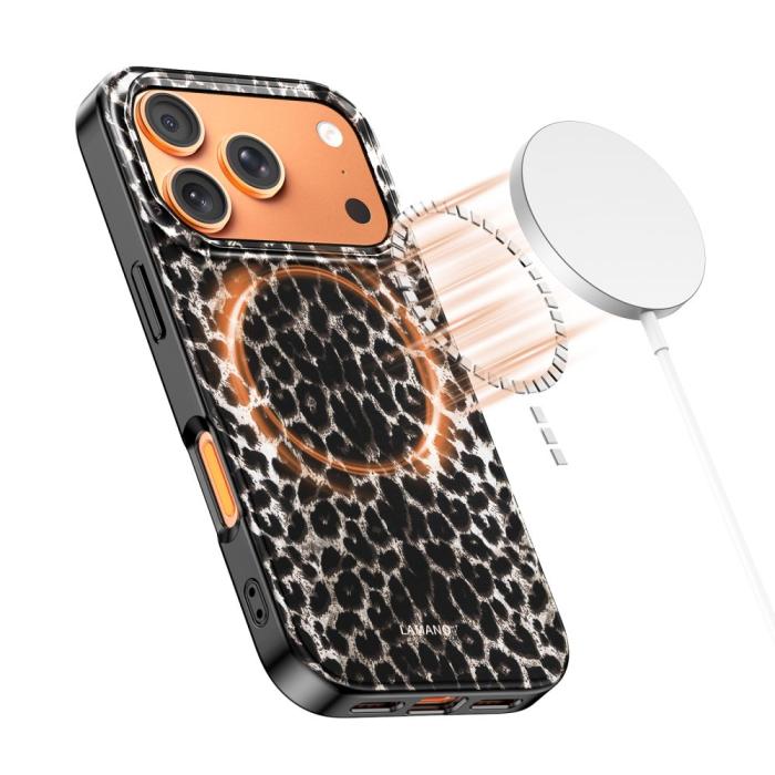Bild 6, Tech-Protect iPhone 17 Pro Skal MagSafe Lamano Leopard