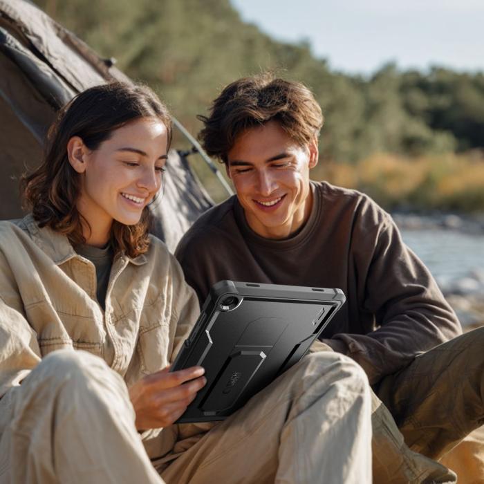 Bild 6, Tech-Protect Galaxy Tab A11 Plus/A9 Plus 2-SET Skal Kevlar Pro Svart