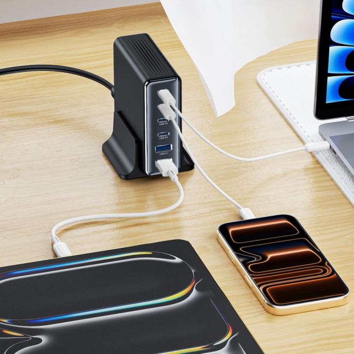 Bild 5, Tech-Protect 160W Laddstation USB-C / USB-A Svart