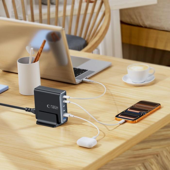 Bild 6, Tech-Protect 160W Laddstation USB-C / USB-A Svart