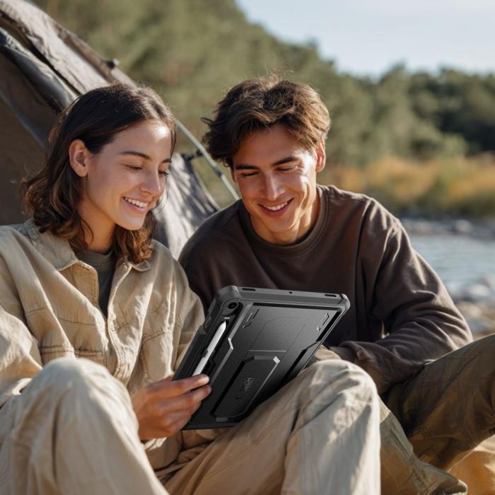 Bild 6, Tech-Protect Galaxy Tab S10 Lite/S10 FE/S9 2-SET Skal Kevlar Pro Svart