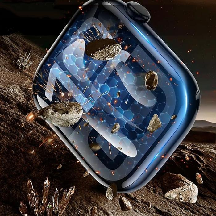 Bild 2, Tech-Protect Apple Watch 11/10 42 mm 3-PACK Skärmskydd EasySet Flex+