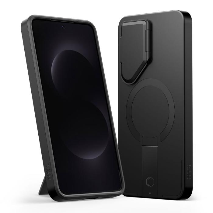 Bild 2, Tech-Protect Galaxy S26 Skal MagSafe Kevlar Aura Svart/Orange