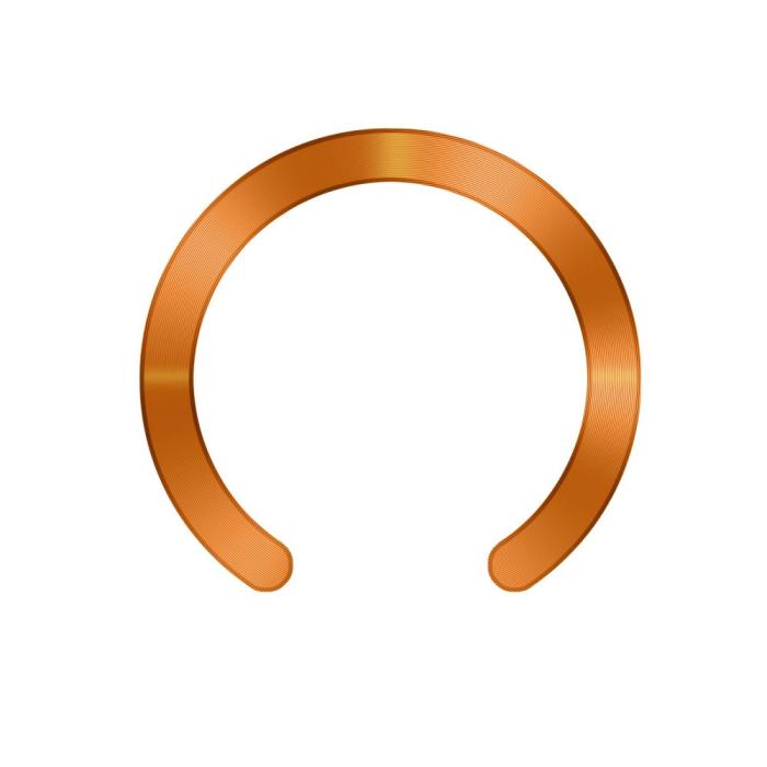 Bild 2, Tech-Protect 2-PACK Magnetisk MagSafe Ring Svart/Cosmic Orange