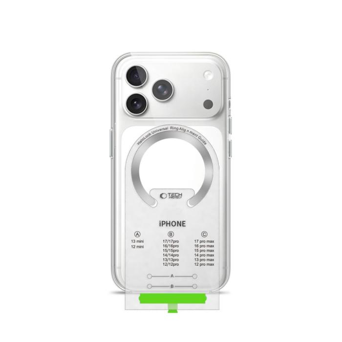 Bild 4, Tech-Protect 2-PACK Magnetisk MagSafe Ring Blå / Silver