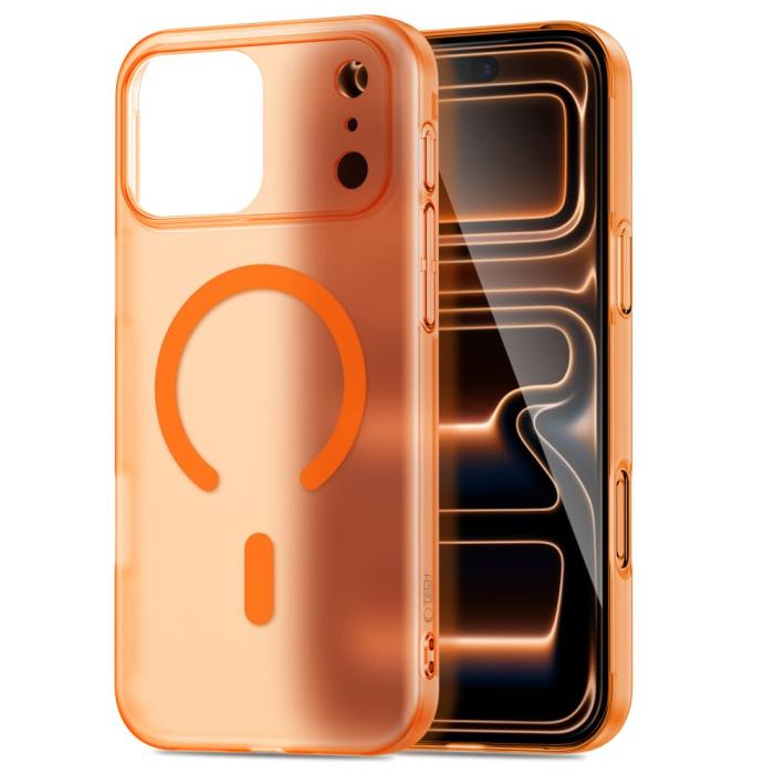 Bild 2, Tech-Protect iPhone 17 Pro Skal MagSafe MagSlim Cosmic Orange