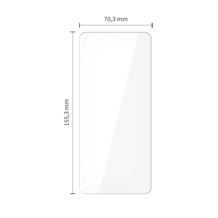 Bild 2, T-P Motorola Edge 60/60 Pro/60 Fusion 2-PACK Skärmskydd HydroFlex+