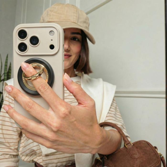 Bild 6, Tech-Protect Magnetisk MagSafe Ringhållare Lamano Svart / Guld